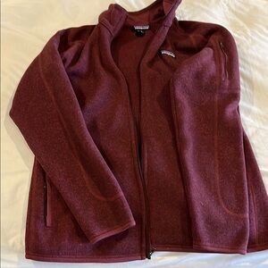 Patagonia Burgundy Full-Zip Jacket